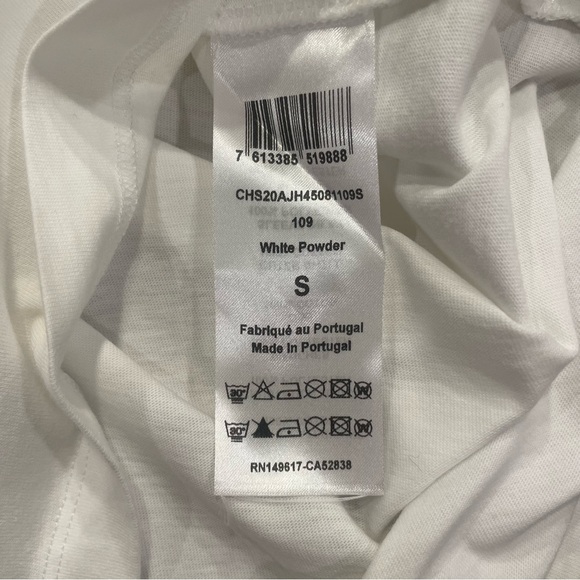 See by Chloe White Ruffle Sleeve Tee Size Small - Picture 6 of 9